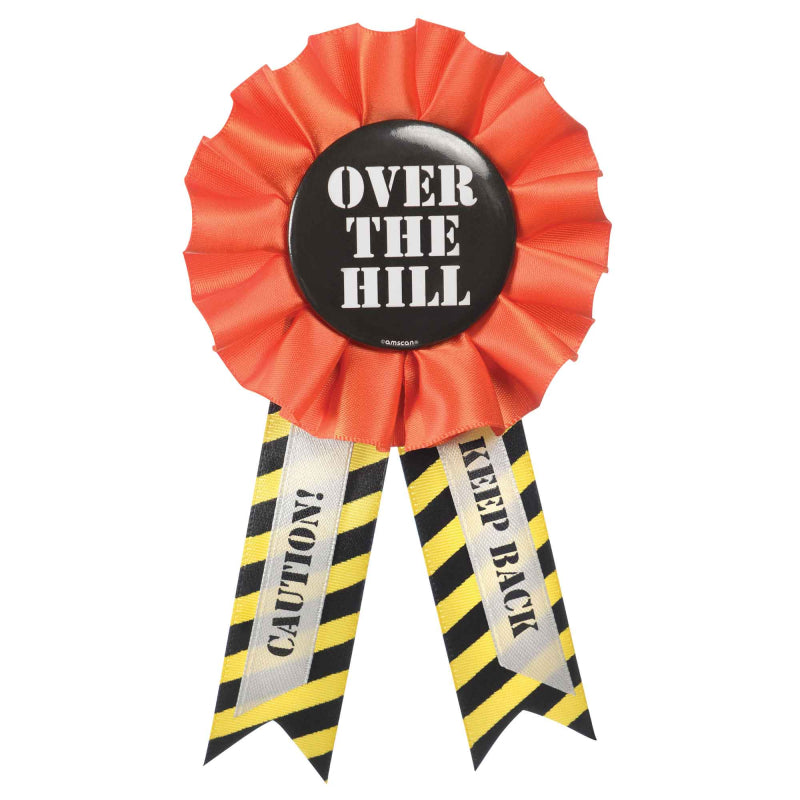 Over The Hill Construction Ribbon