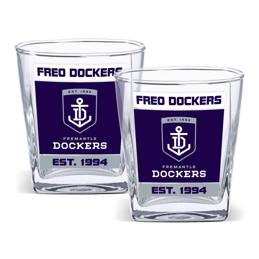 Freemantle Dockers Spirit Glasses