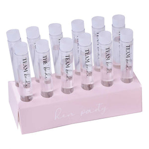 Hens Party Shots Tubes with Tray