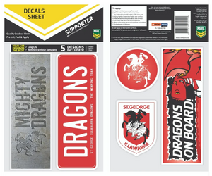 St george Dragons Car Stickers
