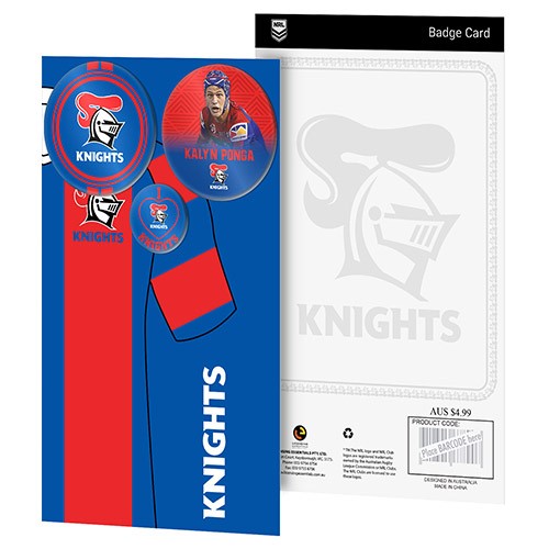 Newcastle Knights Badged Card [FLV:3 Badge]