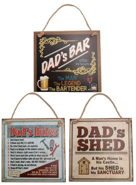 Dad's Bar Signs