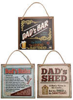 Load image into Gallery viewer, Dad&#39;s Bar Signs
