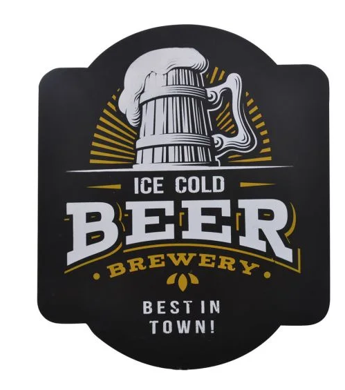 Ice Cold Beer Plaque