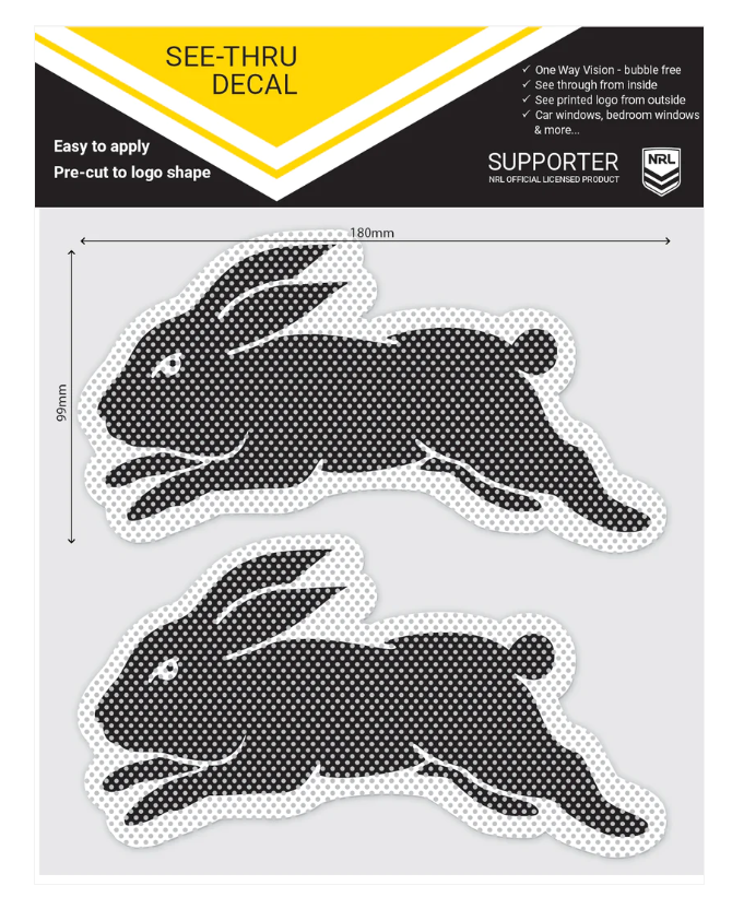 South Sydney Rabbitohs Car Stickers