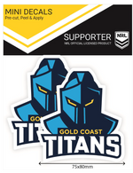 Load image into Gallery viewer, Gold Coast Titans Vinyl Stickers
