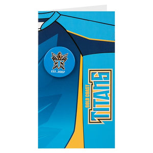 Gold Coast Titans Badge Card