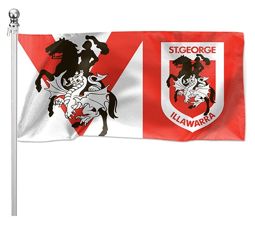 St George Dragons Pole Flag