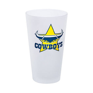 NQ Cowboys Frosted Glass