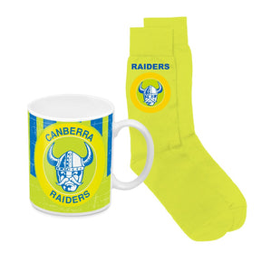 Canberra Raiders Mug & Sock Pack