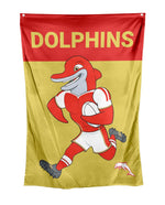 Load image into Gallery viewer, Dolphins Cape Wall Flag [FLV:Mascot]
