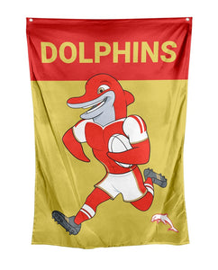 Dolphins Cape Wall Flag [FLV:Mascot]