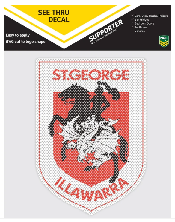 St george Dragons Car Stickers