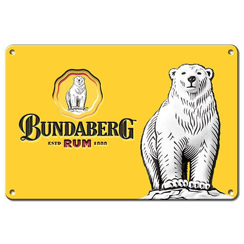 Bundaberg Rum Bear Nose Sign The Beerless Bar
