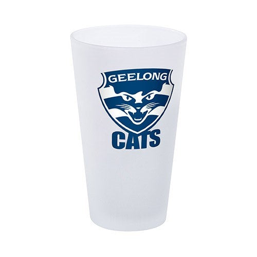 Geelong Cats Frosted Glass