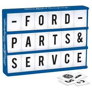 Ford Light Up Box with Numbers
