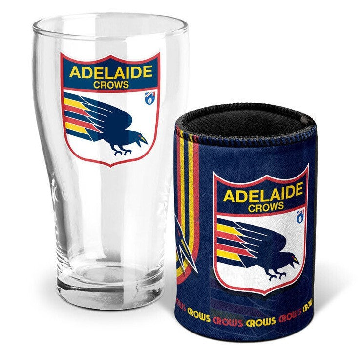 Adelaide Crows Pint Glass & Cooler