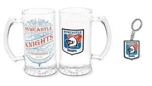 Newcastle Knights Stein & Keyring Pack