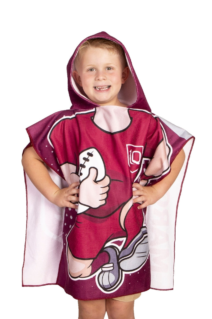 Qld State of Origin Mascot Hooded Towel