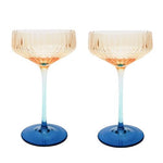 Load image into Gallery viewer, Ellie Glasses Amber &amp; Blue [FLV:Cocktail]
