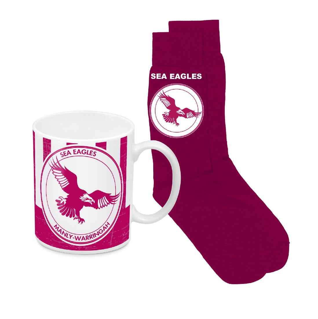 Manly Sea Eagles Mug & Sock Pack