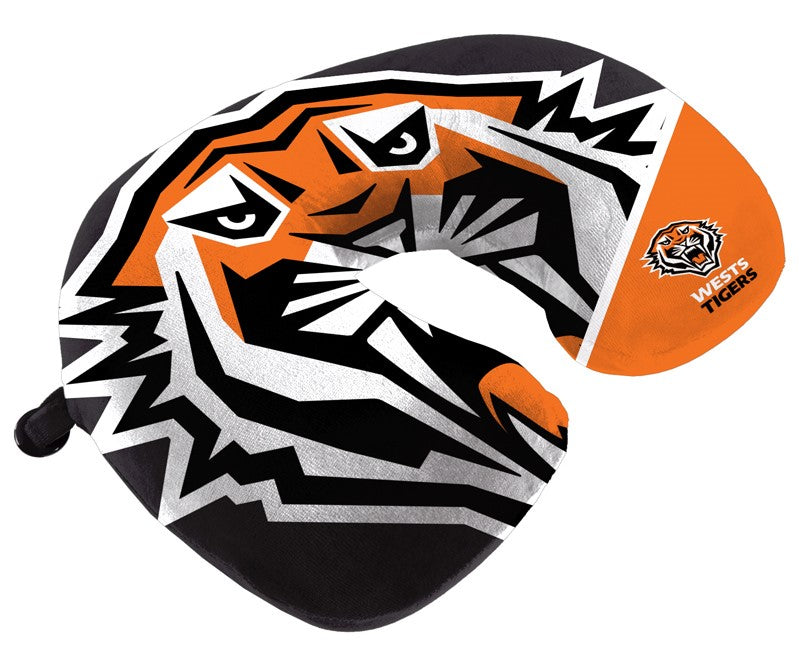 Wests Tigers Travel Pillow