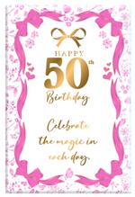 Load image into Gallery viewer, Birthday Ceramic Plaque [FLV:50th]
