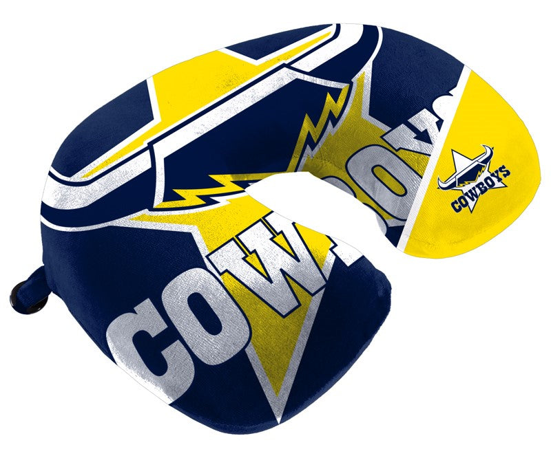 NQ Cowboys Travel Pillow