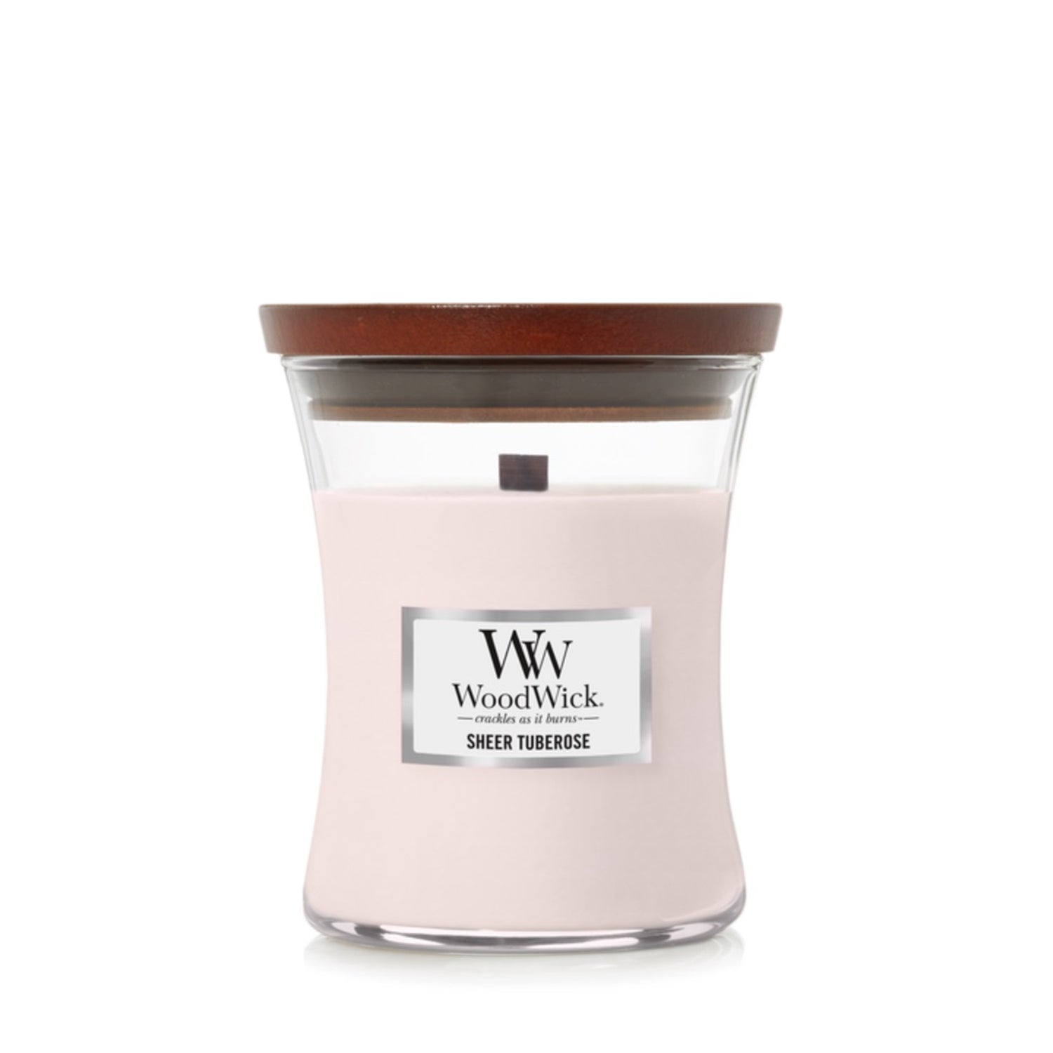 Woodwick Medium Candle [FLV:Sheer Tuberose]