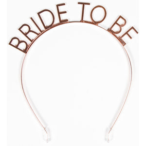 Bride to Be Headband [FLV:Rose Gold]