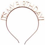 Load image into Gallery viewer, It&#39;s My Birthday Headband [FLV:Rose gold]
