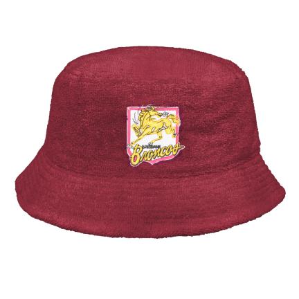 Brisbane Broncos Terry Towel Bucket Hat