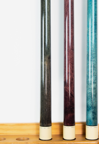 Dyed Maple Cue [SZ:12.5mm Tip STY:Aqua]
