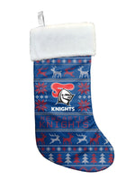 Load image into Gallery viewer, NRL Jumbo Xmas Stocking [FLV:Newcastle Knights]
