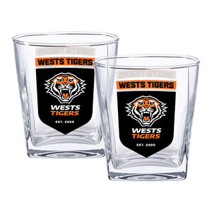 Wests Tigers Spirit Glasses