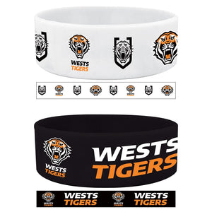 Wests Tigers Wrist Bands