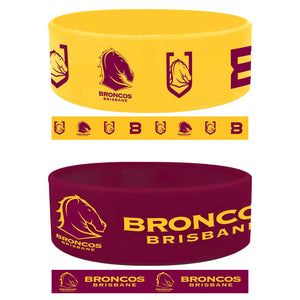 Brisbane Broncos Wrist Bands