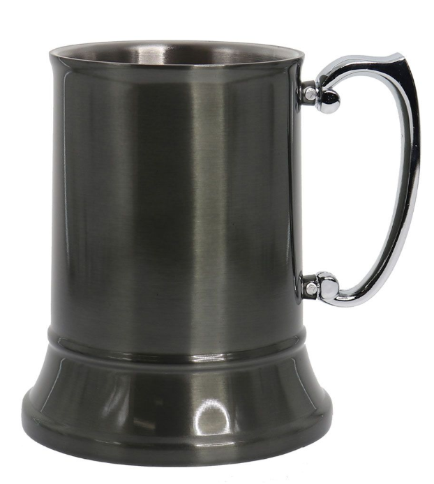 Stainless Steel Tankard [FLV:Shiny Gunmetal]