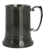 Load image into Gallery viewer, Stainless Steel Tankard [FLV:Shiny Gunmetal]
