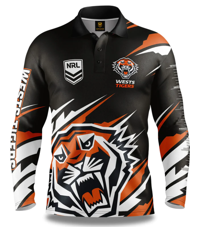 Wests Tigers Fishing Shirts