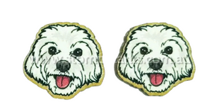 Dog Studs [SZ:Medium STY:Shih Tzu]