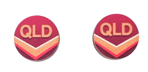 State of Origin Studs [SZ:Medium STY:Queenslander]