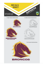 Load image into Gallery viewer, Brisbane Broncos Vinyl Stickers
