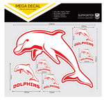 Load image into Gallery viewer, Dolphins Vinyl Stickers
