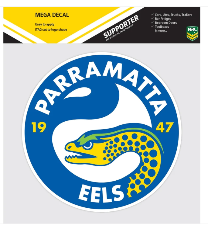 Parramatta Eels Vinyl Sickers