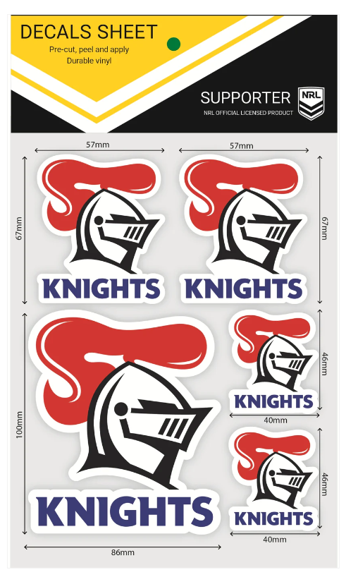 Newcastle Knights Vinyl Stickers