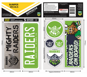 Canberra Raiders Car Stickers