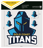 Load image into Gallery viewer, Gold Coast Titans Vinyl Stickers
