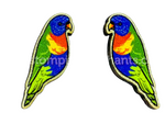 Load image into Gallery viewer, Bird Studs [SZ:3XL STY:Rainbow Lorikeet]
