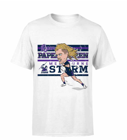 Melbourne Storm Players Tee [SZ:Small STY:Ryan Papenhuysan]